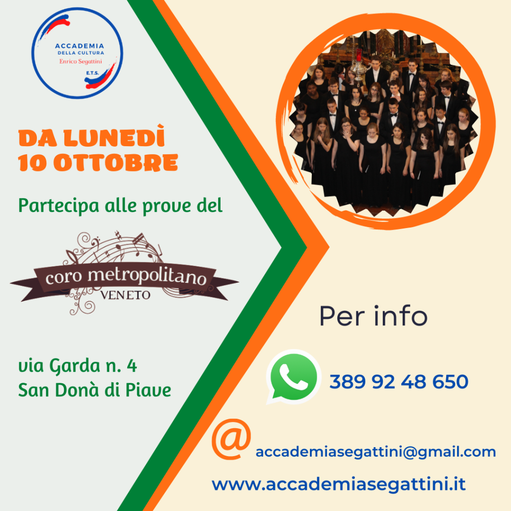 coro lirico, coro metropolitano veneto
