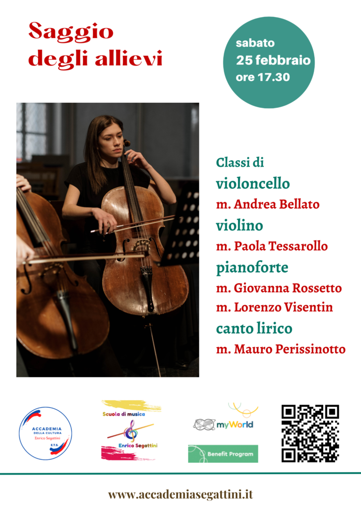 Scuola di musica Enrico Segattini - Saggi allievi febbraio - marzo 2023